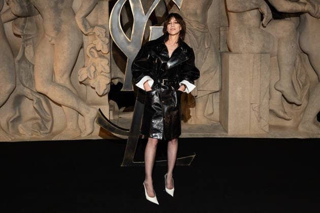 PFW - Saint Laurent Front Row Charlotte Gainsbourg attends the Saint Laurent Womenswear Fall Winter 2026-2027 show as part of Paris Fashion Week on March 03, 2026 in Paris, France. Photo by Laurent Zabulon ABACAPRESS.COM Paris France  Copyright: xZabulonxLaurent ABACAx