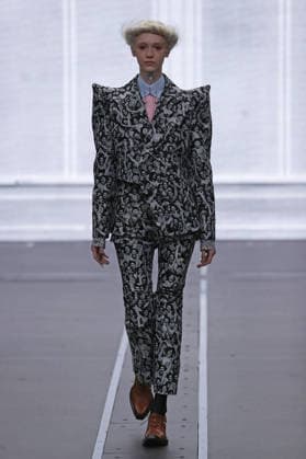PFW - Anrealage Fecales Runway A model walks the runway during the Anrealage Womenswear Fall Winter 2026-2027 show as part of Paris Fashion Week on March 03, 2026 in Paris, France. Photo by Alain Gil Gonzalez ABACAPRESS.COM Paris France  Copyright: xGonzalezxAlain-Gil ABACAx