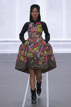 PFW - Anrealage Fecales Runway A model walks the runway during the Anrealage Womenswear Fall Winter 2026-2027 show as part of Paris Fashion Week on March 03, 2026 in Paris, France. Photo by Alain Gil Gonzalez ABACAPRESS.COM Paris France  Copyright: xGonzalezxAlain-Gil ABACAx