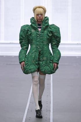 PFW - Anrealage Fecales Runway A model walks the runway during the Anrealage Womenswear Fall Winter 2026-2027 show as part of Paris Fashion Week on March 03, 2026 in Paris, France. Photo by Alain Gil Gonzalez ABACAPRESS.COM Paris France  Copyright: xGonzalezxAlain-Gil ABACAx