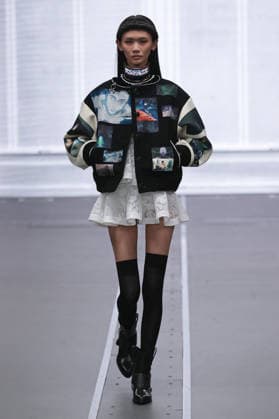 PFW - Anrealage Fecales Runway A model walks the runway during the Anrealage Womenswear Fall Winter 2026-2027 show as part of Paris Fashion Week on March 03, 2026 in Paris, France. Photo by Alain Gil Gonzalez ABACAPRESS.COM Paris France  Copyright: xGonzalezxAlain-Gil ABACAx