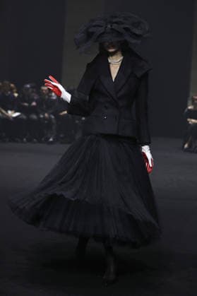 PFW - Matieres Fecales Runway A model walks the runway during the Matieres Fecales Womenswear Fall Winter 2026-2027 show as part of Paris Fashion Week on March 03, 2026 in Paris, France. Photo by Alain Gil Gonzalez ABACAPRESS.COM Paris France  Copyright: xGonzalezxAlain-Gil ABACAx