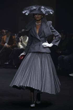 PFW - Matieres Fecales Runway A model walks the runway during the Matieres Fecales Womenswear Fall Winter 2026-2027 show as part of Paris Fashion Week on March 03, 2026 in Paris, France. Photo by Alain Gil Gonzalez ABACAPRESS.COM Paris France  Copyright: xGonzalezxAlain-Gil ABACAx