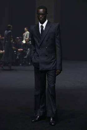 PFW - Matieres Fecales Runway A model walks the runway during the Matieres Fecales Womenswear Fall Winter 2026-2027 show as part of Paris Fashion Week on March 03, 2026 in Paris, France. Photo by Alain Gil Gonzalez ABACAPRESS.COM Paris France  Copyright: xGonzalezxAlain-Gil ABACAx