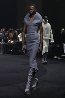 PFW - Matieres Fecales Runway A model walks the runway during the Matieres Fecales Womenswear Fall Winter 2026-2027 show as part of Paris Fashion Week on March 03, 2026 in Paris, France. Photo by Alain Gil Gonzalez ABACAPRESS.COM Paris France  Copyright: xGonzalezxAlain-Gil ABACAx