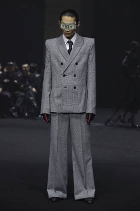 PFW - Matieres Fecales Runway A model walks the runway during the Matieres Fecales Womenswear Fall Winter 2026-2027 show as part of Paris Fashion Week on March 03, 2026 in Paris, France. Photo by Alain Gil Gonzalez ABACAPRESS.COM Paris France  Copyright: xGonzalezxAlain-Gil ABACAx