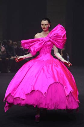 PFW - Matieres Fecales Runway A model walks the runway during the Matieres Fecales Womenswear Fall Winter 2026-2027 show as part of Paris Fashion Week on March 03, 2026 in Paris, France. Photo by Alain Gil Gonzalez ABACAPRESS.COM Paris France  Copyright: xGonzalezxAlain-Gil ABACAx