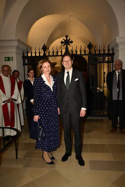 Sophie Prinzessin von Preußen, geb. Prinzessin von Isenburg und Georg Friedrich Prinz von Preußen bei der Wiedereröffnung der Hohenzollerngruft im Berliner Dom. Berlin, 01.03.2026 *** Sophie Princess of Prussia, née Princess of Isenburg and Georg Friedrich Prince of Prussia at the reopening of the Hohenzollern Crypt in Berlin Cathedral Berlin, 01 03 2026 Copyright: xMatthiasxWehnertx