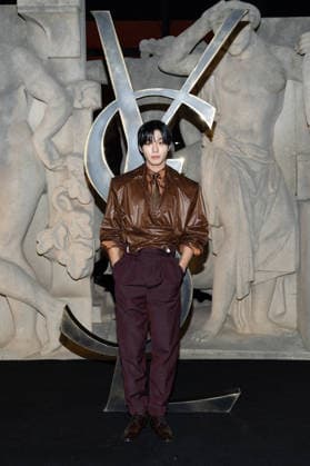 Ahn Hyo seop Photocall of Saint Laurent Collection Femme Prêt à Porter Automne Hiver 2026 2027 fashion show during Paris Fashion Week on march 3rd 2026 Cyril Moreau Bestimage Photocall of Saint Laurent Women Ready to Wear Fall Winter 2026 2027 Collection fashion show, during Paris Fashion Week on march 3rd 2026 Paris France  Copyright: xCyrilxMoreaux xBestimagexCyrilxMoreaux xBestimagex
