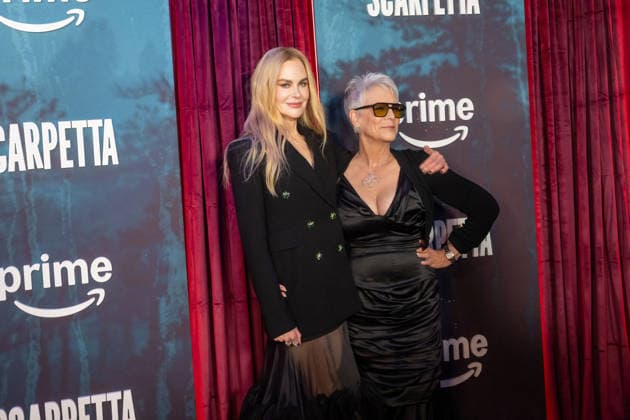 Prime Video s Scarpetta New York Premiere, New York, USA - 03 Mar 2026 (L-R) Nicole Kidman and Jamie Lee Curtis attend the Prime Video s Scarpetta New York Premiere at Regal Union Square. New York United States Copyright: xRonxAdarx xSOPAxImagesx _radar_scarpetta_20260303_01564