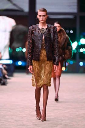 Saint Laurent fashion show Womens Ready to Wear Fall Winter 2026 2027 Collection during Paris Fashion Week PFW on March 3, 2026 Saint Laurent fashion show Womens Ready to Wear Fall Winter 2026 2027 Collection during Paris Fashion Week PFW on March 3, 2026 Paris France  Copyright: xAgencex xBestimagexAgencex xBestimagex