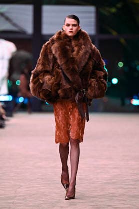 Saint Laurent fashion show Womens Ready to Wear Fall Winter 2026 2027 Collection during Paris Fashion Week PFW on March 3, 2026 Saint Laurent fashion show Womens Ready to Wear Fall Winter 2026 2027 Collection during Paris Fashion Week PFW on March 3, 2026 Paris France  Copyright: xAgencex xBestimagexAgencex xBestimagex