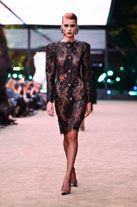 Saint Laurent fashion show Womens Ready to Wear Fall Winter 2026 2027 Collection during Paris Fashion Week PFW on March 3, 2026 Saint Laurent fashion show Womens Ready to Wear Fall Winter 2026 2027 Collection during Paris Fashion Week PFW on March 3, 2026 Paris France  Copyright: xAgencex xBestimagexAgencex xBestimagex