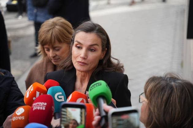 Spanish Queen Letizia during burial of Fernando Onega in Madrid on Wednesday, 4 March 2026. Cordon Press 