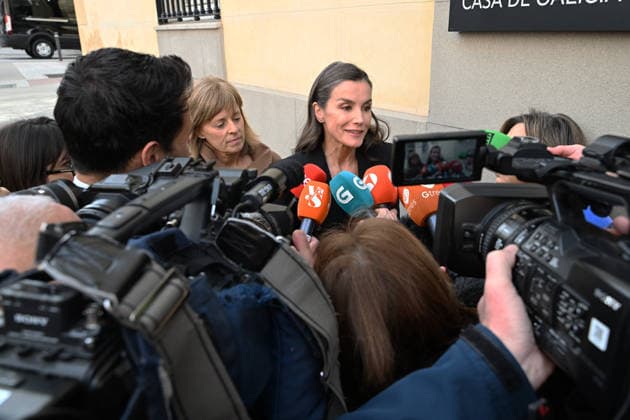 Funeral chapel for Fernando Ónega at the Casa de Galicia in Madrid I D Marta Carazo and Queen Letizia attend to the media upon their arrival at the funeral chapel for Fernando Ónega located at the Casa de Galicia in Madrid, on March 4, 2026, in Madrid Spain Journalist Fernando Ónega has died at 78 years old FURYING CHAPEL JOURNALIST DEATH SONSÓLES ÓNEGA José Madrid Madrid Madrid Spain  Copyright: xJosÃ xOlivax 7336369