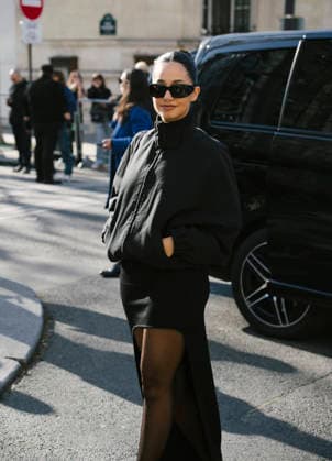 Lena Mahfouf Lena Situations at Courrèges Collection Femme Prêt à Porter Automne Hiver 2026 2027 fashion show during Paris Fashion Week, March 4, 2026 Sam Delpech Bestimage Celebrities at Courrèges Women Ready to Wear Fall Winter 2026 2027 Collection fashion show, during Paris Fashion Week Paris France  Copyright: xSamxDelpechx xBestimagexSamxDelpechx xBestimagex