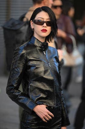 PFW Courreges Outside Arrivals Ayaka Miyoshi arriving at Courreges show during Fashion Week in Paris, France on March 4, 2026. Photo by Julien Reynaud APS-Medias ABACAPRESS.COM Paris France  Copyright: xReynaudxJulien APS-Medias ABACAx