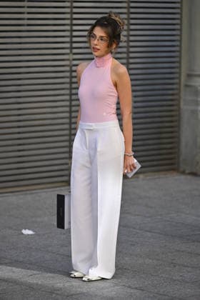 PFW Courreges Outside Arrivals Influencer arriving at Courreges show during Fashion Week in Paris, France on March 4, 2026. Photo by Julien Reynaud APS-Medias ABACAPRESS.COM Paris France  Copyright: xReynaudxJulien APS-Medias ABACAx