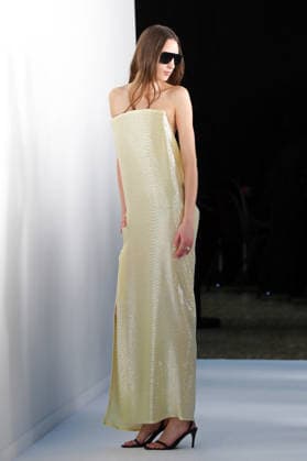 PFW - Courreges - Backstage - Womenswear A model poses backstage prior to the Courrèges Womenswear Fall Winter 2026-2027 show as part of Paris Fashion Week on March 04, 2026 in Paris, France. Photo by Gonzalez Alain-Gil ABACAPRESS.COM Paris Ile-de-France France  Copyright: xGonzalezxAlain-Gil ABACAx