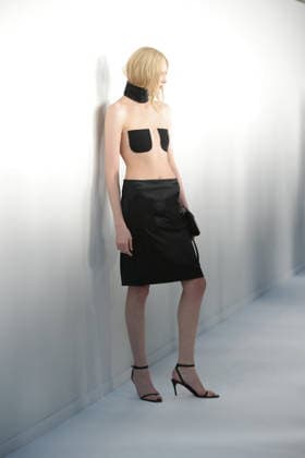 PFW - Courreges - Backstage - Womenswear Alex Consani poses backstage prior to the Courrèges Womenswear Fall Winter 2026-2027 show as part of Paris Fashion Week on March 04, 2026 in Paris, France. Photo by Gonzalez Alain-Gil ABACAPRESS.COM Paris Ile-de-France France  Copyright: xGonzalezxAlain-Gil ABACAx