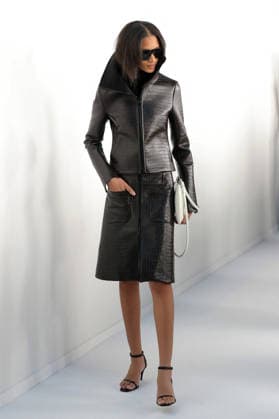 PFW - Courreges - Backstage - Womenswear A model poses backstage prior to the Courrèges Womenswear Fall Winter 2026-2027 show as part of Paris Fashion Week on March 04, 2026 in Paris, France. Photo by Gonzalez Alain-Gil ABACAPRESS.COM Paris Ile-de-France France  Copyright: xGonzalezxAlain-Gil ABACAx