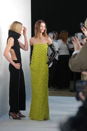 PFW - Courreges - Backstage - Womenswear Lulu Tenney poses backstage prior to the Courrèges Womenswear Fall Winter 2026-2027 show as part of Paris Fashion Week on March 04, 2026 in Paris, France. Photo by Gonzalez Alain-Gil ABACAPRESS.COM Paris Ile-de-France France  Copyright: xGonzalezxAlain-Gil ABACAx