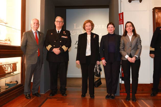 04-03-2026 Madrid Queen Sofia visited the La Bandera que vino de la Mar. Los colores que nos identifican ( Flag that came from the sea, the colors that identify us) exhibition at the Naval museum in Madrid. Â  Copyright: xPPEx