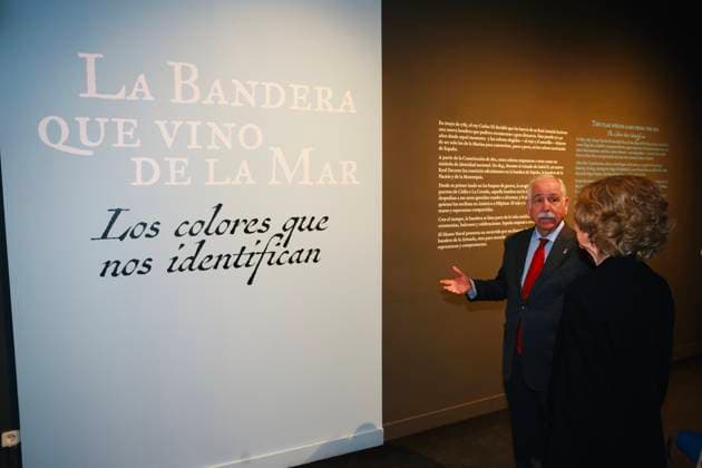 04-03-2026 Madrid Queen Sofia visited the La Bandera que vino de la Mar. Los colores que nos identifican ( Flag that came from the sea, the colors that identify us) exhibition at the Naval museum in Madrid. Â  Copyright: xPPEx