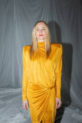 PFW - Balmain Front Row Diane Kruger on the front row of the Balmain fashion show as part of Paris Fashion Week Fall 2026 on March 4, 2026 in Paris, France. Photo by Alexis Jumeau ABACAPRESS.COM Paris France  Copyright: xJumeauxAlexis ABACAx