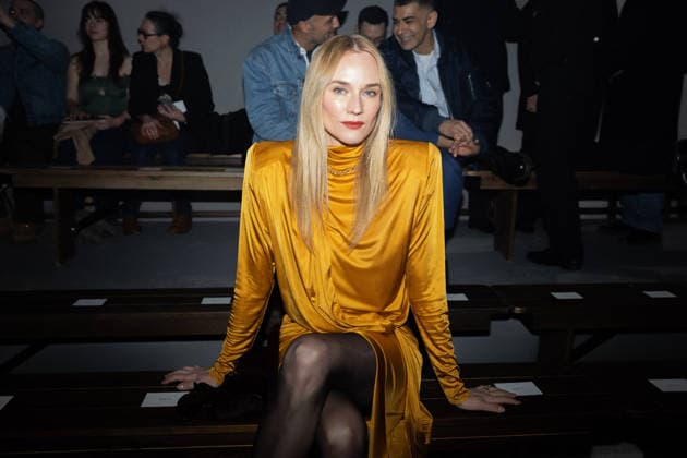 PFW - Balmain Front Row Diane Kruger on the front row of the Balmain fashion show as part of Paris Fashion Week Fall 2026 on March 4, 2026 in Paris, France. Photo by Alexis Jumeau ABACAPRESS.COM Paris France  Copyright: xJumeauxAlexis ABACAx