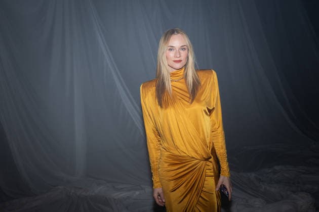 PFW - Balmain Front Row Diane Kruger on the front row of the Balmain fashion show as part of Paris Fashion Week Fall 2026 on March 4, 2026 in Paris, France. Photo by Alexis Jumeau ABACAPRESS.COM Paris France  Copyright: xJumeauxAlexis ABACAx