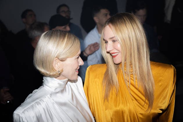 PFW - Balmain Front Row Naomi Watts and Diane Kruger on the front row of the Balmain fashion show as part of Paris Fashion Week Fall 2026 on March 4, 2026 in Paris, France. Photo by Alexis Jumeau ABACAPRESS.COM Paris France  Copyright: xJumeauxAlexis ABACAx