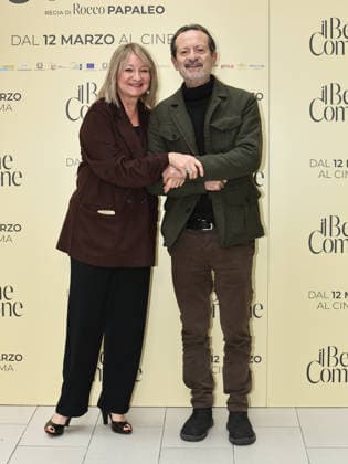 Rome, Le Meridien Hotel, photocall for the film The Common Good. Pictured: Margherita Romaniello, Rocco Papaleo  Copyright: xMarcoxProvvisionatox xipa-agency.netx xMarcoxProvvisionatox IPA_Agency_IPA72370097