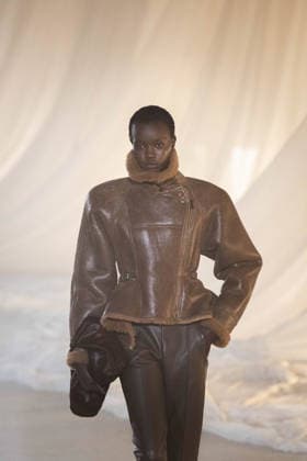 PFW - Balmain Runway A model walks the runway during the Balmain Womenswear Fall Winter 2026-2027 show as part of Paris Fashion Week on March 04, 2026 in Paris, France. Photo by Alexis Jumeau ABACAPRESS.COM Paris France  Copyright: xJumeauxAlexis ABACAx