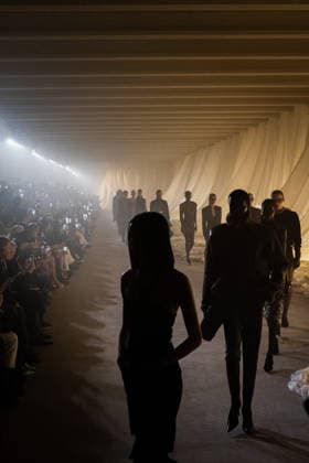 PFW - Balmain Runway A model walks the runway during the Balmain Womenswear Fall Winter 2026-2027 show as part of Paris Fashion Week on March 04, 2026 in Paris, France. Photo by Alexis Jumeau ABACAPRESS.COM Paris France  Copyright: xJumeauxAlexis ABACAx