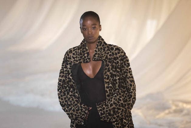 PFW - Balmain Runway A model walks the runway during the Balmain Womenswear Fall Winter 2026-2027 show as part of Paris Fashion Week on March 04, 2026 in Paris, France. Photo by Alexis Jumeau ABACAPRESS.COM Paris France  Copyright: xJumeauxAlexis ABACAx