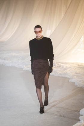 PFW - Balmain Runway A model walks the runway during the Balmain Womenswear Fall Winter 2026-2027 show as part of Paris Fashion Week on March 04, 2026 in Paris, France. Photo by Alexis Jumeau ABACAPRESS.COM Paris France  Copyright: xJumeauxAlexis ABACAx