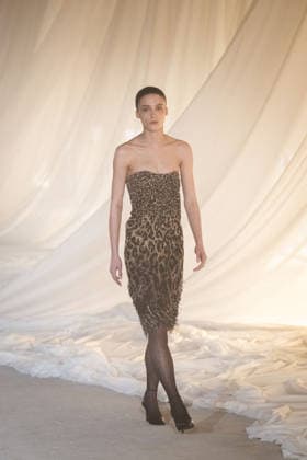 PFW - Balmain Runway A model walks the runway during the Balmain Womenswear Fall Winter 2026-2027 show as part of Paris Fashion Week on March 04, 2026 in Paris, France. Photo by Alexis Jumeau ABACAPRESS.COM Paris France  Copyright: xJumeauxAlexis ABACAx