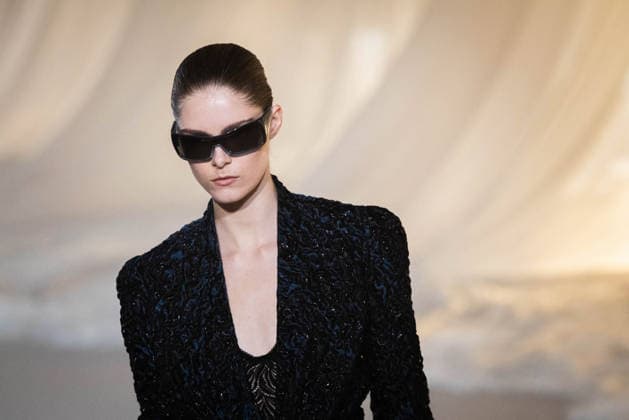 PFW - Balmain Runway A model walks the runway during the Balmain Womenswear Fall Winter 2026-2027 show as part of Paris Fashion Week on March 04, 2026 in Paris, France. Photo by Alexis Jumeau ABACAPRESS.COM Paris France  Copyright: xJumeauxAlexis ABACAx