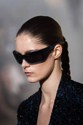 PFW - Balmain Runway A model walks the runway during the Balmain Womenswear Fall Winter 2026-2027 show as part of Paris Fashion Week on March 04, 2026 in Paris, France. Photo by Alexis Jumeau ABACAPRESS.COM Paris France  Copyright: xJumeauxAlexis ABACAx