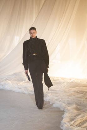 PFW - Balmain Runway A model walks the runway during the Balmain Womenswear Fall Winter 2026-2027 show as part of Paris Fashion Week on March 04, 2026 in Paris, France. Photo by Alexis Jumeau ABACAPRESS.COM Paris France  Copyright: xJumeauxAlexis ABACAx