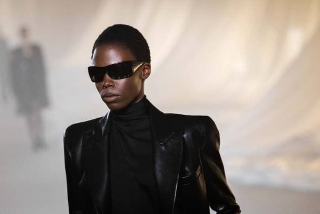 PFW - Balmain Runway A model walks the runway during the Balmain Womenswear Fall Winter 2026-2027 show as part of Paris Fashion Week on March 04, 2026 in Paris, France. Photo by Alexis Jumeau ABACAPRESS.COM Paris France  Copyright: xJumeauxAlexis ABACAx