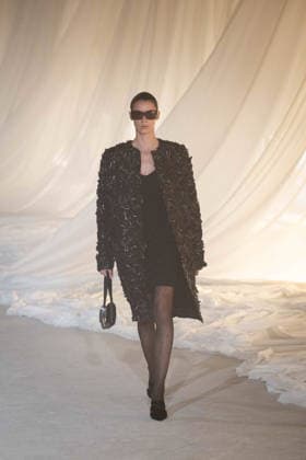 PFW - Balmain Runway A model walks the runway during the Balmain Womenswear Fall Winter 2026-2027 show as part of Paris Fashion Week on March 04, 2026 in Paris, France. Photo by Alexis Jumeau ABACAPRESS.COM Paris France  Copyright: xJumeauxAlexis ABACAx