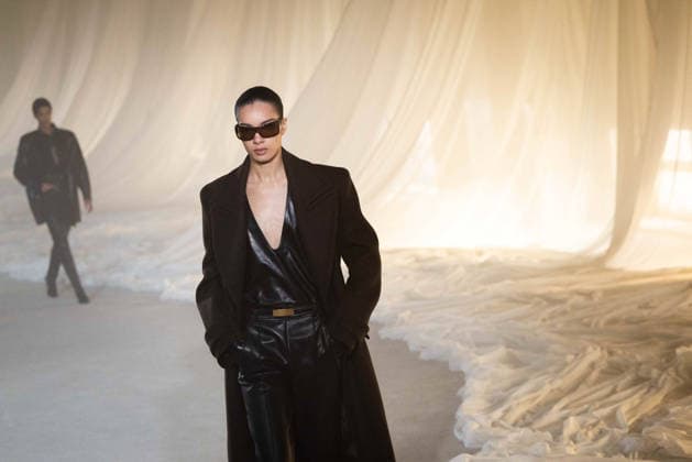 PFW - Balmain Runway A model walks the runway during the Balmain Womenswear Fall Winter 2026-2027 show as part of Paris Fashion Week on March 04, 2026 in Paris, France. Photo by Alexis Jumeau ABACAPRESS.COM Paris France  Copyright: xJumeauxAlexis ABACAx