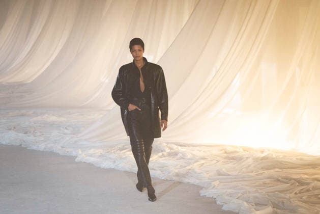 PFW - Balmain Runway A model walks the runway during the Balmain Womenswear Fall Winter 2026-2027 show as part of Paris Fashion Week on March 04, 2026 in Paris, France. Photo by Alexis Jumeau ABACAPRESS.COM Paris France  Copyright: xJumeauxAlexis ABACAx