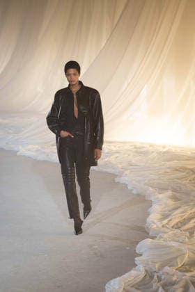 PFW - Balmain Runway A model walks the runway during the Balmain Womenswear Fall Winter 2026-2027 show as part of Paris Fashion Week on March 04, 2026 in Paris, France. Photo by Alexis Jumeau ABACAPRESS.COM Paris France  Copyright: xJumeauxAlexis ABACAx