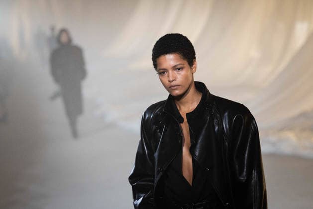 PFW - Balmain Runway A model walks the runway during the Balmain Womenswear Fall Winter 2026-2027 show as part of Paris Fashion Week on March 04, 2026 in Paris, France. Photo by Alexis Jumeau ABACAPRESS.COM Paris France  Copyright: xJumeauxAlexis ABACAx
