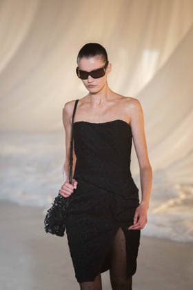 PFW - Balmain Runway A model walks the runway during the Balmain Womenswear Fall Winter 2026-2027 show as part of Paris Fashion Week on March 04, 2026 in Paris, France. Photo by Alexis Jumeau ABACAPRESS.COM Paris France  Copyright: xJumeauxAlexis ABACAx