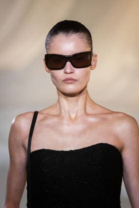 PFW - Balmain Runway A model walks the runway during the Balmain Womenswear Fall Winter 2026-2027 show as part of Paris Fashion Week on March 04, 2026 in Paris, France. Photo by Alexis Jumeau ABACAPRESS.COM Paris France  Copyright: xJumeauxAlexis ABACAx