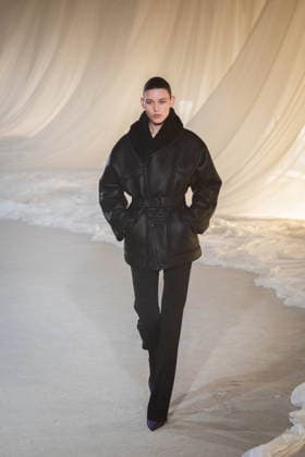 PFW - Balmain Runway A model walks the runway during the Balmain Womenswear Fall Winter 2026-2027 show as part of Paris Fashion Week on March 04, 2026 in Paris, France. Photo by Alexis Jumeau ABACAPRESS.COM Paris France  Copyright: xJumeauxAlexis ABACAx